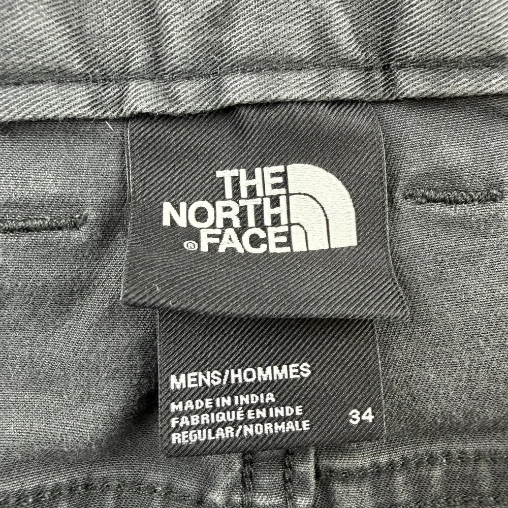 The North Face Pants Mens 34x30 Gray Canvas Chino Straight Casual Outdoor